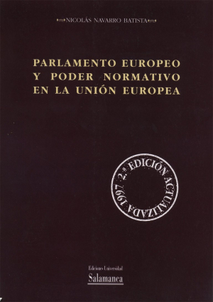Cubierta para Parlamento europeo y poder normativo en la Unión Europea. 2ª Edición actualizada