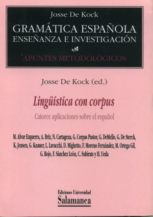 Cubierta para Lingüística con corpus. Catorce aplicaciones sobre el español