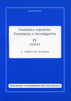 Cubierta para Índice alfabético. alfabético inverso y de frecuencia de 19 textos