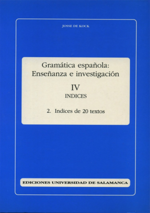 Cubierta para Índices de 20 textos