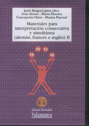 Cubierta para Materiales para interpretación consecutiva y simultánea (alemán, francés e inglés) II