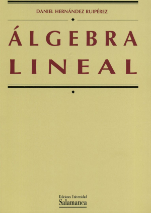 Cubierta para Álgebra lineal. Tercera edición 