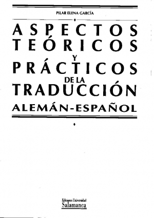 Cubierta para Aspectos teóricos y prácticos de la traducción (Alemán-Español)