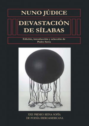 Cubierta para Devastación de sílabas. XXII Premio Reina Sofía de Poesía Iberoamericana