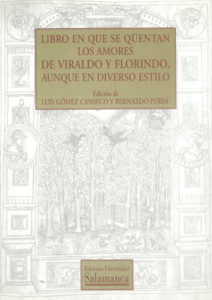 Cubierta para Libro en que se qüentan los amores de Viraldo y Florindo, aunque de diverso estilo
