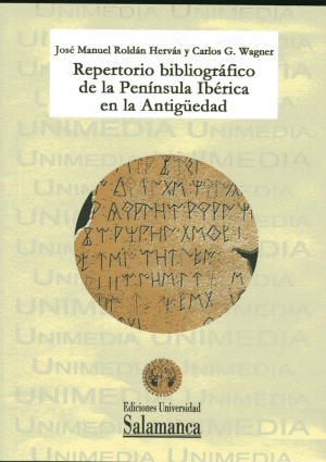 Cubierta para Repertorio bibliográfico de la Península Ibérica en la Antigüedad. Desde la Edad de Bronce a las invasiones bárbaras