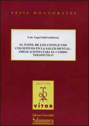 Cubierta para El papel de los conflictos cognitivos en la salud mental: implicaciones para el cambio terapeútico