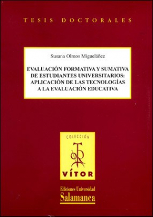 Cubierta para Evaluación formativa y sumativa de estudiantes universitarios: aplicación de las tecnologías a la evaluación educativa