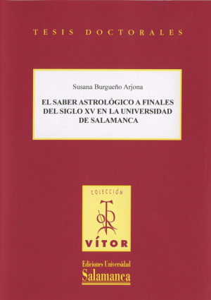 Cubierta para El saber astrológico a finales del siglo XV en la Universidad de Salamanca