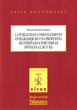 Cubierta para La publicidad como elemento integrador de una propuesta de enseñanza por tareas (niveles A2, B1 Y B2)