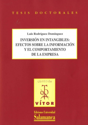 Cubierta para Inversión en intangibles: efectos sobre la información y el comportamiento de la empresa