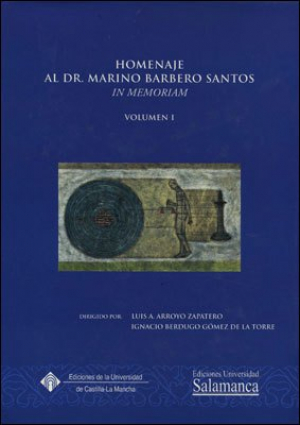 Cubierta para Homenaje al Dr. Marino Barbero Santos. In memoriam. 2 vols.