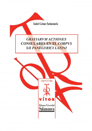 Cubierta para Gratiarvm actiones consulares en el corpvs XII panegyrici latini