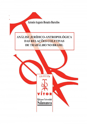 Cubierta para Análise jurídico-antropológica das relações coletivas de trabalho no Brasil