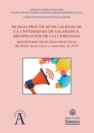 Cubierta para Buenas Prácticas en Calidad de la Universidad de Salamanca: Recopilación de las I Jornadas