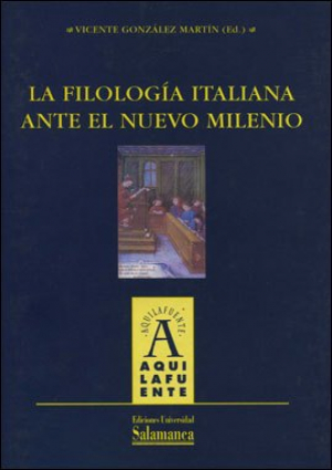 Cubierta para La Filología Italiana ante el nuevo milenio