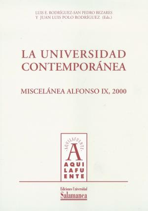 Cubierta para Miscelánea Alfonso IX, 2000: La Universidad Contemporánea
