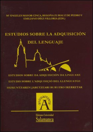 Cubierta para Estudios sobre la adquisición del lenguaje. IV Congreso Internacional sobre la adquisición de las lenguas del Estado