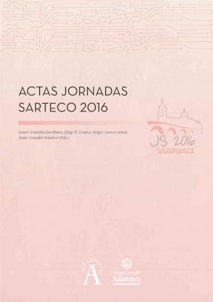 Cubierta para Actas Jornadas SARTECO 2016