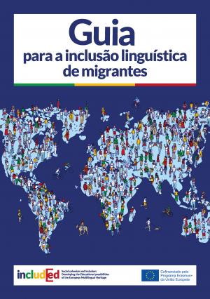 Cubierta para Guia para a inclusão linguística de migrantes