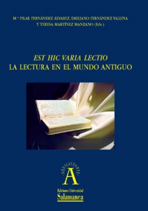 Cubierta para «Est Hic Varia Lectio». La lectura en el mundo antiguo