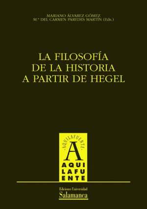 Cubierta para La filosofía de la Historia a partir de Hegel