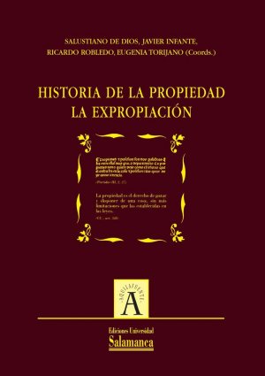 Cubierta para Historia de la propiedad. La expropiación