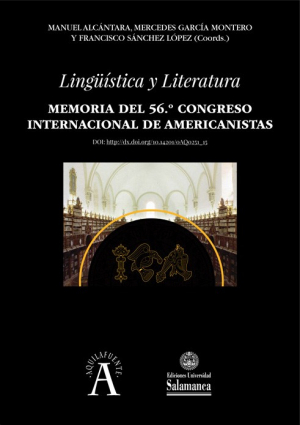 Cubierta para Lingüística y Literatura: Memoria del 56.º Congreso Internacional de Americanistas: Volumen XV