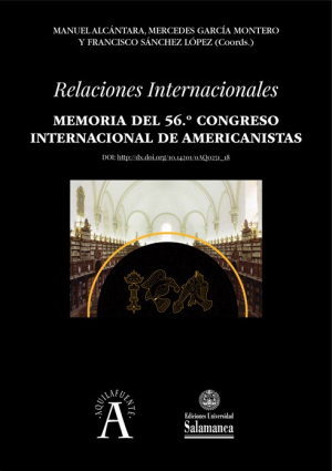 Cubierta para Relaciones internacionales: Memoria del 56.º Congreso Internacional de Americanistas: Volumen XVIII