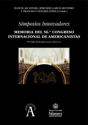 Cubierta para Simposios innovadores: Memoria del 56.º Congreso Internacional de Americanistas: Volumen XIX