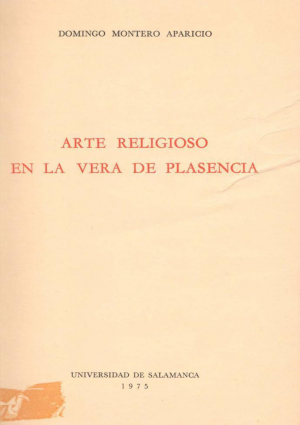 Cubierta para Arte religioso en La Vera de Plasencia