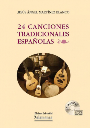 Cubierta para 24 canciones tradicionales españolas (CD musical)