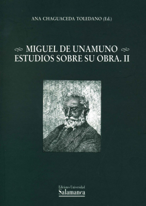 Cubierta para Miguel de Unamuno. Estudios sobre su obra. II