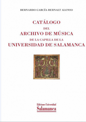 Cubierta para Catálogo del Archivo de música de la capilla de la Universidad de Salamanca