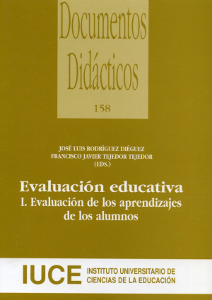 Cubierta para Evaluación educativa I. Evaluación de los aprendizajes de los alumnos