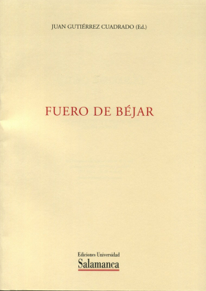 Cubierta para Fuero de Béjar