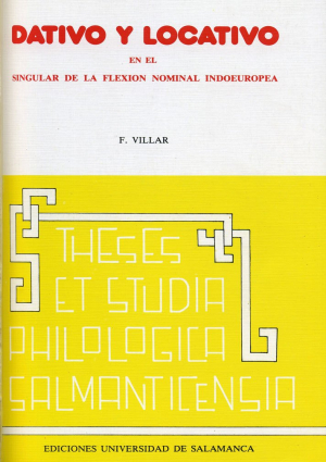 Cubierta para Dativo y locativo en el singular de la flexión nominal indoeuropea