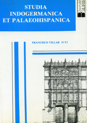 Cubierta para Studia Indogermanica et Paleohispanica in Honorem A. Tovar et L. Michelena