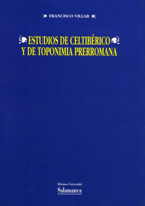 Cubierta para Estudios de Celtibérico y de toponimia prerromana