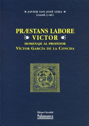 Cubierta para Praestans labore Victor. Homenaje al profesor Víctor García de la Concha