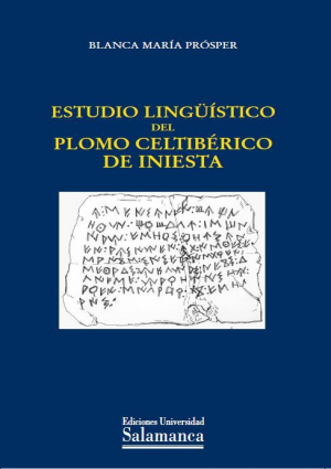 Cubierta para Estudio lingüístico del plomo celtibérico de Iniesta