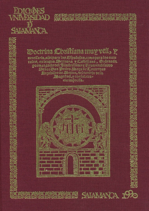 Cubierta para Doctrina cristiana muy útil y necesaria (México, 1578)