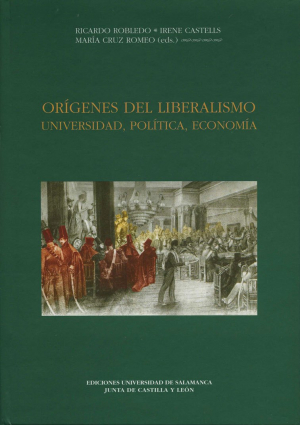 Cubierta para Orígenes del liberalismo. Universidad, política, economía
